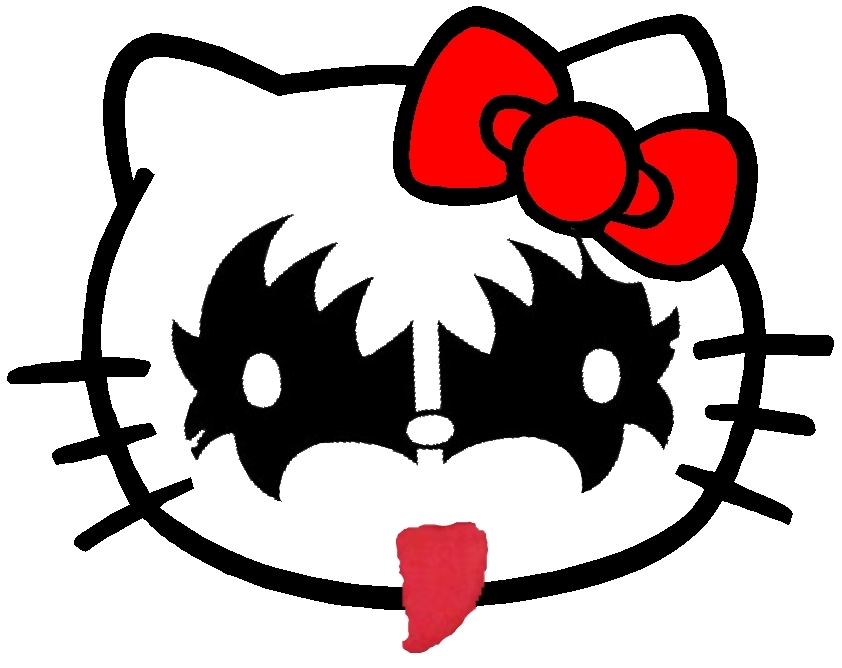 Hello Kitty som Ace Frehley