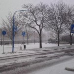 Ja se det snöar