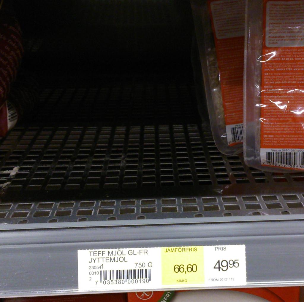 Jyttemjöl Teff på Coop i Gävle