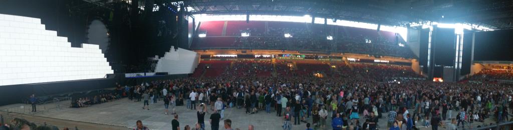 Parken, före konserten med Roger Waters