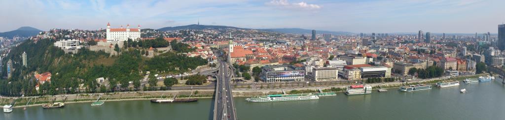 Utsikt från UFO - Bratislava