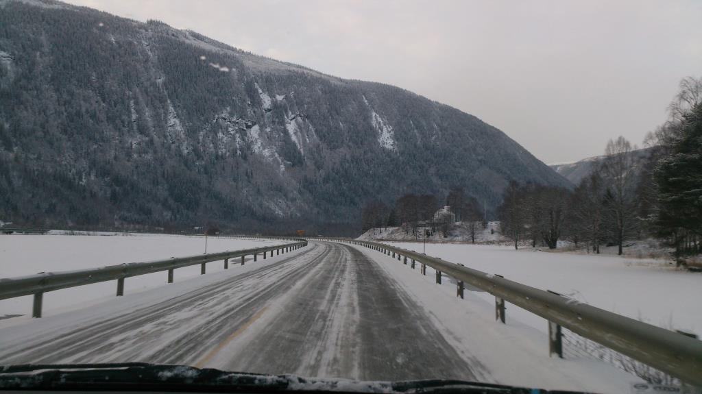 På väg mot Oslo från Rjukan