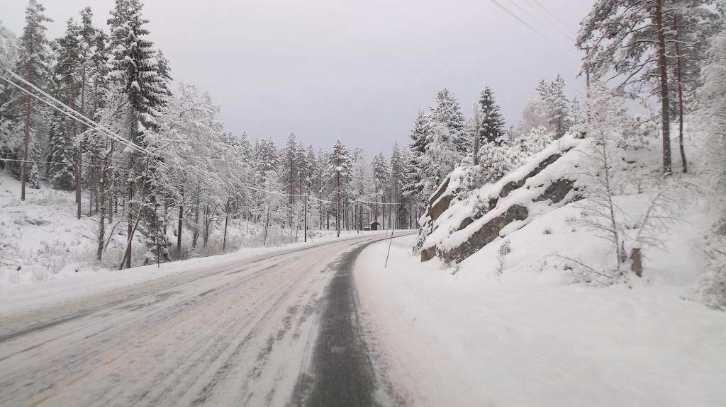 På väg mot Oslo från Rjukan