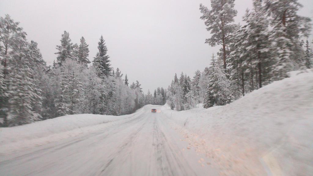 På väg mellan Rjukan och Kongsberg