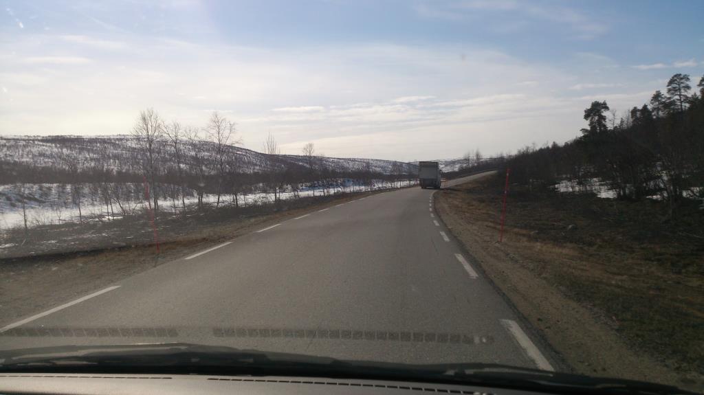 På väg mellan Karasjok och Alta