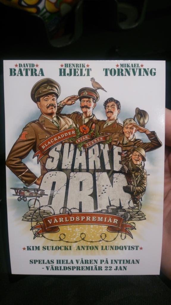 Svarte Orm / Blackadder, Intiman Stockholm