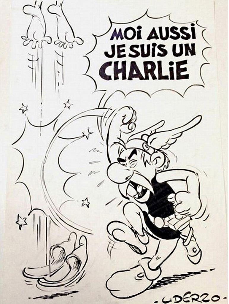 Albert-Uderzo Je suis un charlie