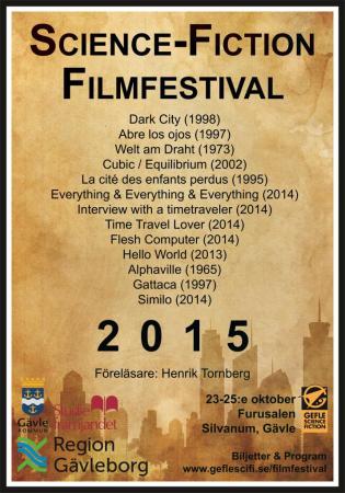 Science-Fiction Filmfestival 23-25:e oktober 2015
